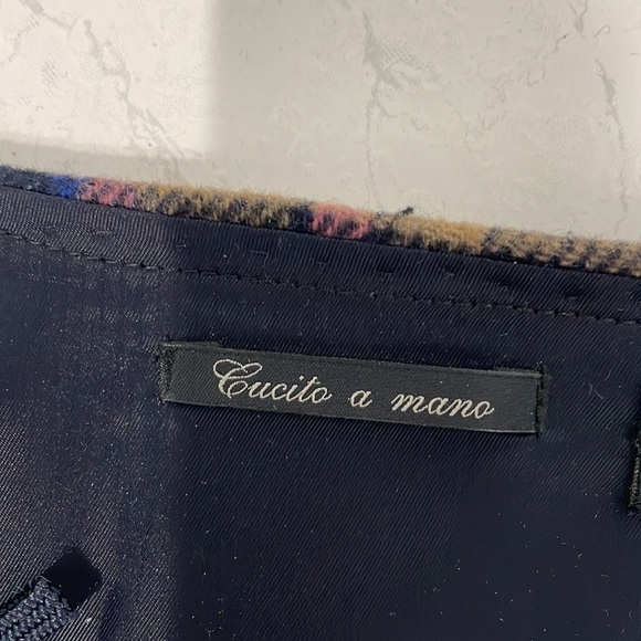 Week-end Max Mara SHORT CHEQUERED WOOL SKIRT - Picture 11 of 13